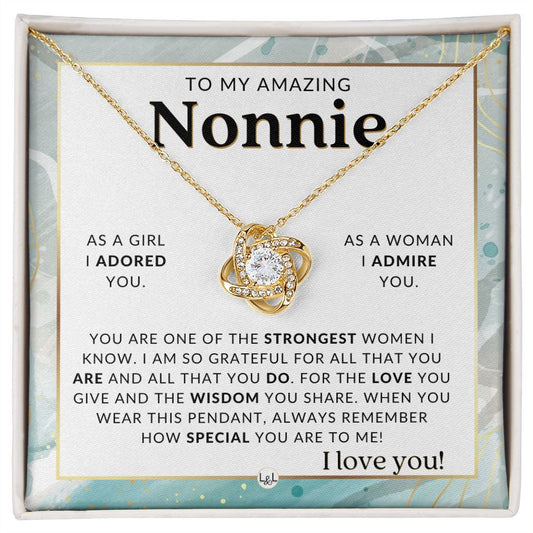 Nonnie Gift From Granddaughter - Sentimental Gift Idea - Great For Mother's Day, Christmas, Her Birthday, Or As An Encouragement Gift