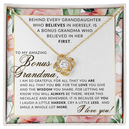 Bonus Grandma Gift From Granddaughter - Thoughtful Gift Idea - Great For Mother's Day, Christmas, Her Birthday, Or As An Encouragement Gift - Liliana and Liam