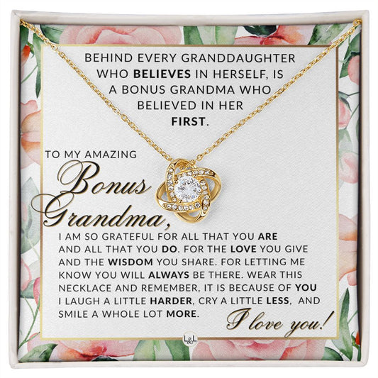 Bonus Grandma Gift From Granddaughter - Thoughtful Gift Idea - Great For Mother's Day, Christmas, Her Birthday, Or As An Encouragement Gift