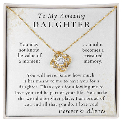 I Am Proud Of You - Necklace For Daughter