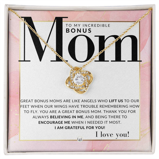 Bonus Mom Gift - Present for Stepmom, Bonus Mom, Second Mom, Unbiological Mom, or Other Mom - Great For Mother's Day, Christmas, Her Birthday, Or As An Encouragement Gift