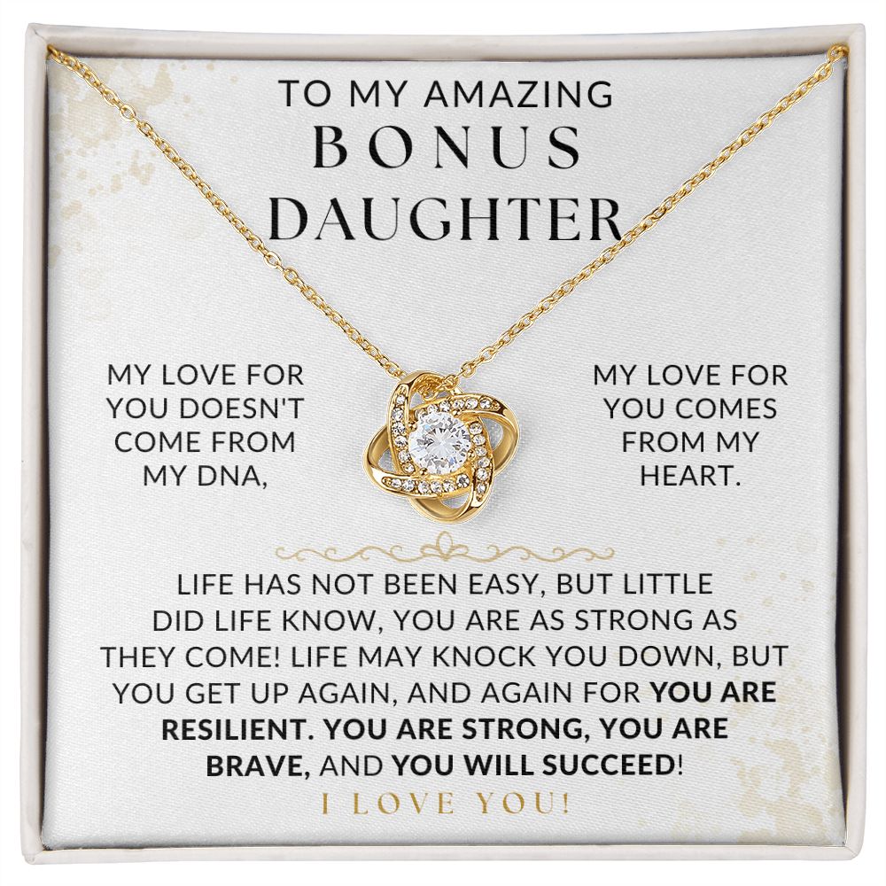 You Are Strong - Bonus Daughter Necklace