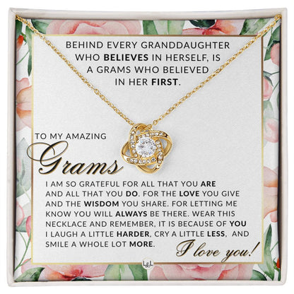 Grams Gift From Granddaughter - Thoughtful Gift Idea - Great For Mother's Day, Christmas, Her Birthday, Or As An Encouragement Gift