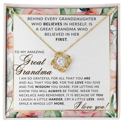 Great Grandma Gift From Granddaughter - Thoughtful Gift Idea - Great For Mother's Day, Christmas, Her Birthday, Or As An Encouragement Gift - Liliana and Liam