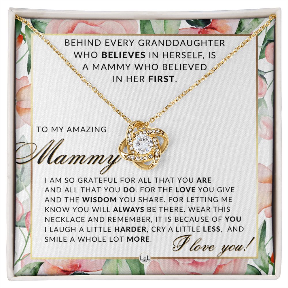 Mammy Gift From Granddaughter - Thoughtful Gift Idea - Great For Mother's Day, Christmas, Her Birthday, Or As An Encouragement Gift