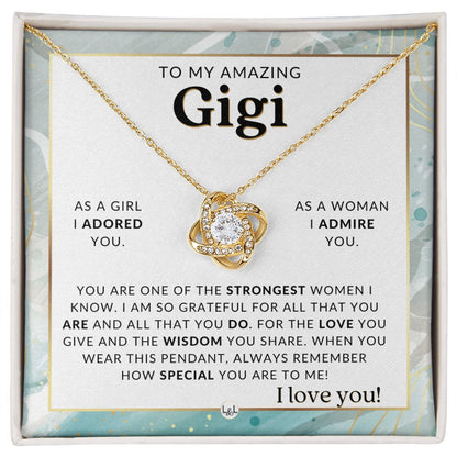 Gigi Gift From Granddaughter - Sentimental Gift Idea - Great For Mother's Day, Christmas, Her Birthday, Or As An Encouragement Gift - Liliana and Liam