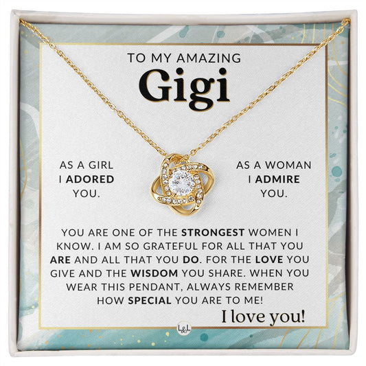 Gigi Gift From Granddaughter - Sentimental Gift Idea - Great For Mother's Day, Christmas, Her Birthday, Or As An Encouragement Gift