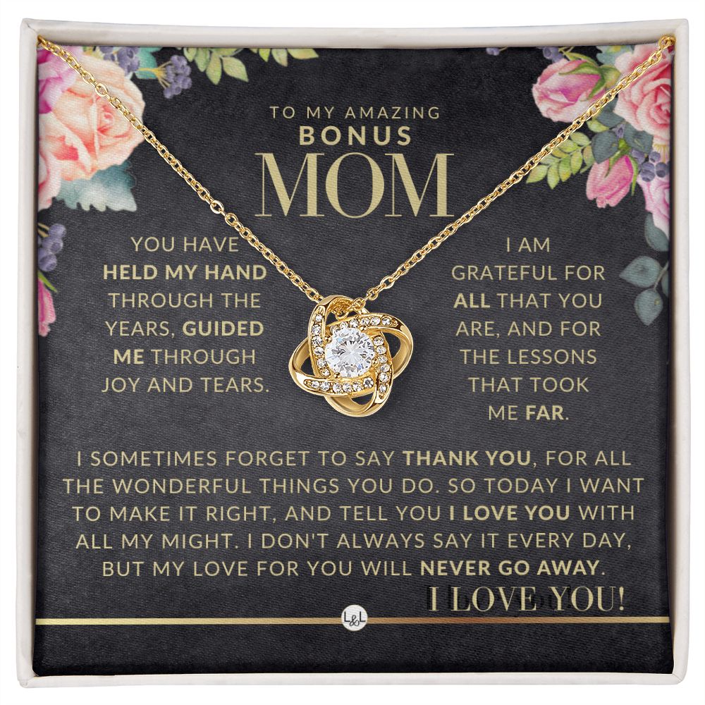 A Bonus Mom Gift - Present for Stepmom, Bonus Mom, Second Mom, Unbiological Mom, or Other Mom - Great For Mother's Day, Christmas, Her Birthday, Or As An Encouragement Gift