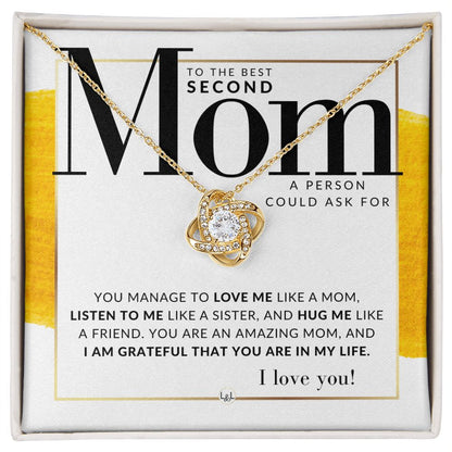 The Best Second Mom Gift - Present for Stepmom, Bonus Mom, Second Mom, Unbiological Mom, or Other Mom - Great For Mother's Day, Christmas, Her Birthday, Or As An Encouragement Gift - Liliana and Liam