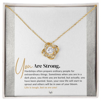 You Are Strong - Best Friend Gift To Celebrate New Beginnings - Empowering, Motivational, Strength - Inspirational Gift of Encouragement