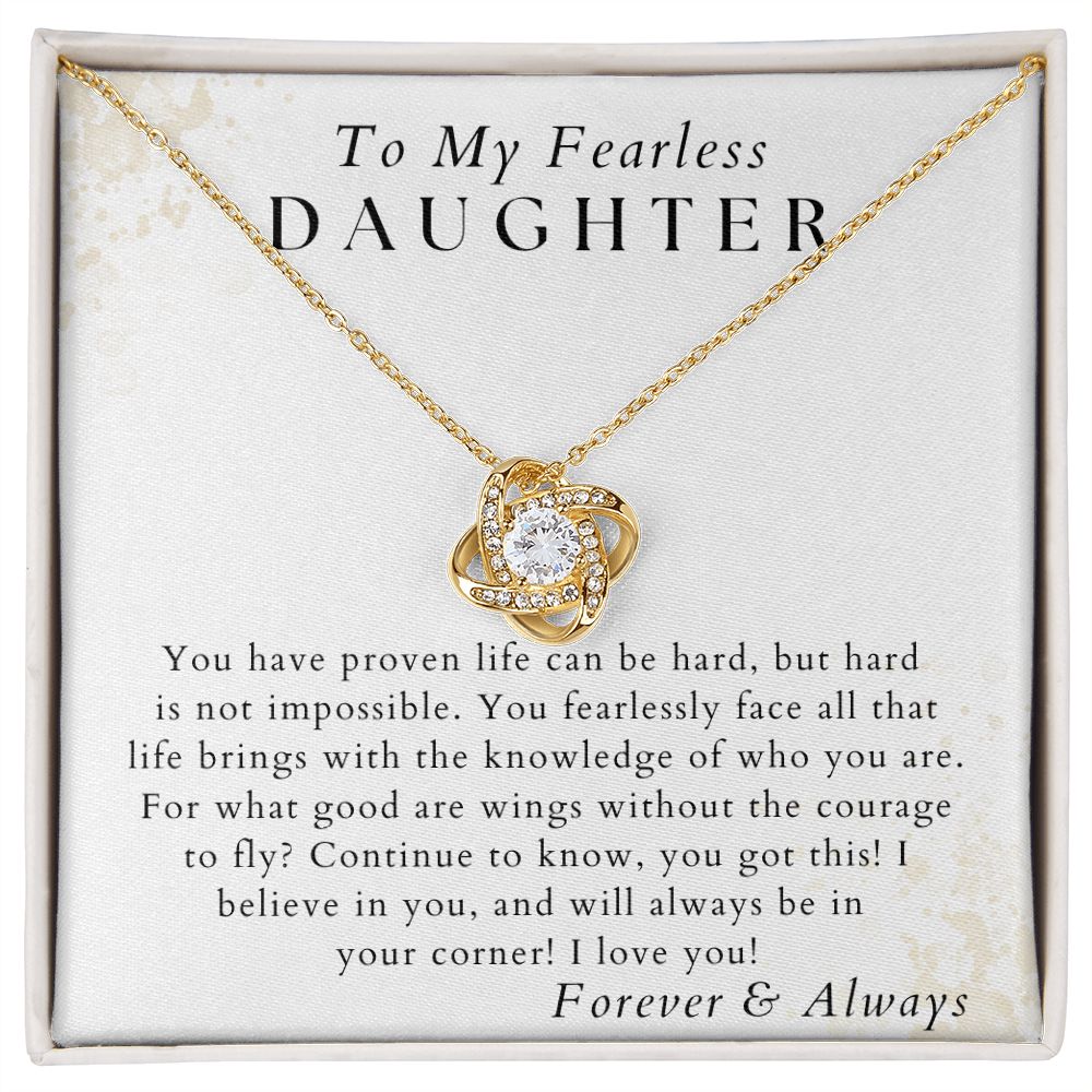 I Believe In You - To My Fearless Daughter - From Mom, Dad, Parents - Christmas Gifts, Birthday Gift for Her, Graduation