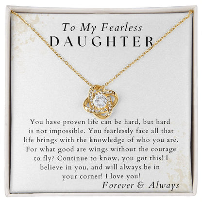 I Believe In You - To My Fearless Daughter - From Mom, Dad, Parents - Christmas Gifts, Birthday Gift for Her, Graduation