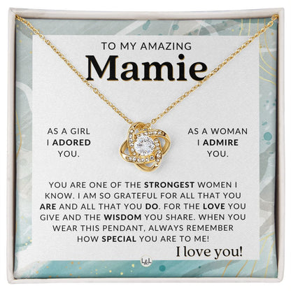 Mamie Gift From Granddaughter - Sentimental Gift Idea - Great For Mother's Day, Christmas, Her Birthday, Or As An Encouragement Gift