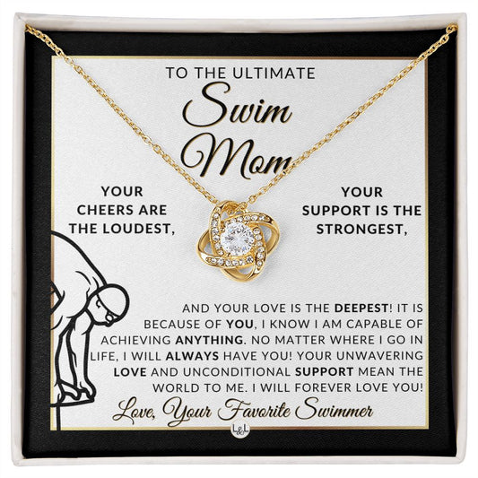 Swim Mom (Male) Gift - Ultimate Sports Mom Gift Idea - Great For Mother's Day, Christmas, Her Birthday, Or As An End Of Season Gift