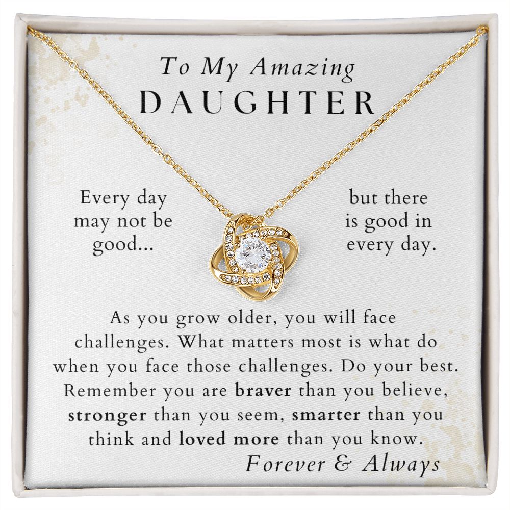 Do Your Best - Necklace For Daughter