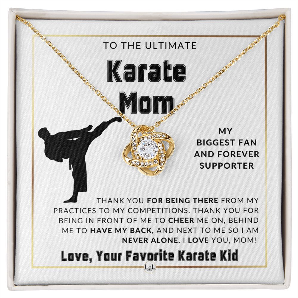 Karate Mom Gift - Male Karate Kid -  Sports Mom Gift Idea - Great For Mother's Day, Christmas, Her Birthday, Or As An End Of Season Gift