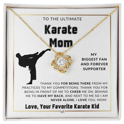 Karate Mom Gift - Male Karate Kid - Sports Mom Gift Idea - Great For Mother's Day, Christmas, Her Birthday, Or As An End Of Season Gift - Liliana and Liam