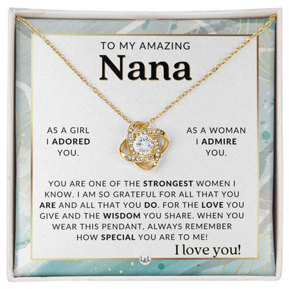 Nana Gift From Granddaughter - Sentimental Gift Idea - Great For Mother's Day, Christmas, Her Birthday, Or As An Encouragement Gift - Liliana and Liam