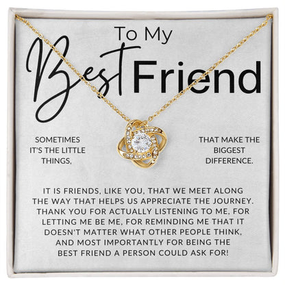The Little Things - For My Best Friend (Female) - Besties, Ride or Die, BFF - Christmas Gift, Birthday Present, Galantines Day Gifts