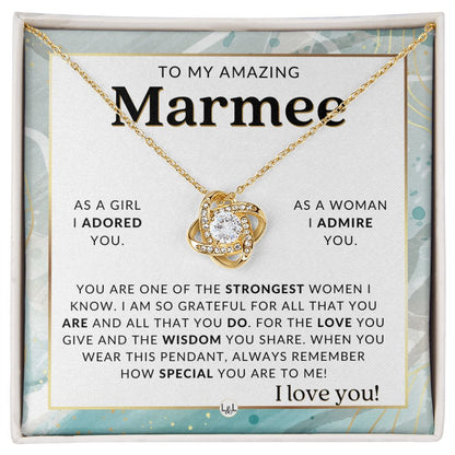 Marmee Gift From Granddaughter - Sentimental Gift Idea - Great For Mother's Day, Christmas, Her Birthday, Or As An Encouragement Gift - Liliana and Liam