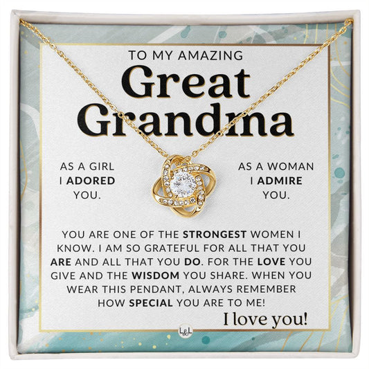 Great Grandma Gift From Granddaughter - Sentimental Gift Idea - Great For Mother's Day, Christmas, Her Birthday, Or As An Encouragement Gift