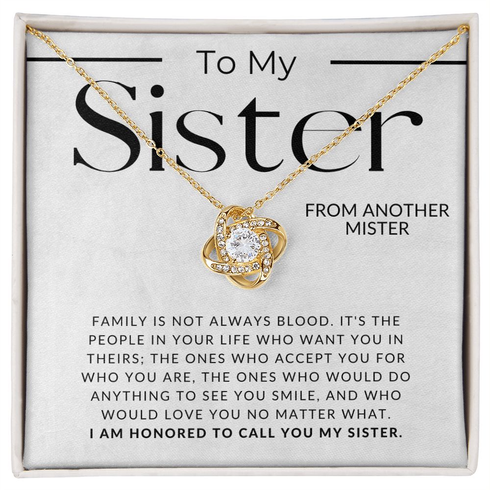 My Sister From Another Mister - For My Best Friend (Female) - Bonus Sister, Step Sister, Sister In Law - Christmas Gift, Birthday Present, Galantines Day Gifts