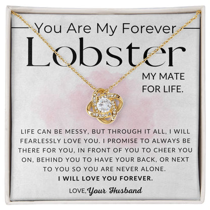 My Lobster - To My Wife Necklace - From Husband - Christmas Gifts, Birthday Present, Wedding Anniversary Gift, Valentine's Day