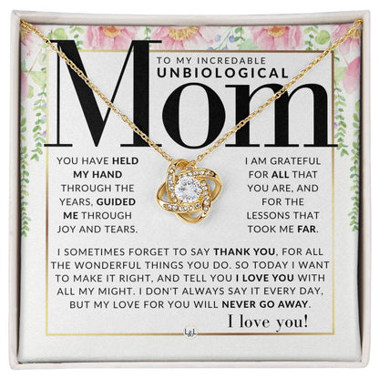 An Unbiological Mom Gift - Present for Stepmom, Bonus Mom, Second Mom, Unbiological Mom, or Other Mom - Great For Mother's Day, Christmas, Her Birthday, Or As An Encouragement Gift - Liliana and Liam