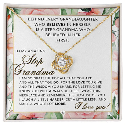 Step Grandma Gift From Granddaughter - Thoughtful Gift Idea - Great For Mother's Day, Christmas, Her Birthday, Or As An Encouragement Gift - Liliana and Liam