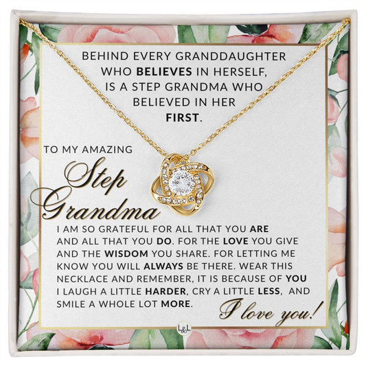 Step Grandma Gift From Granddaughter - Thoughtful Gift Idea - Great For Mother's Day, Christmas, Her Birthday, Or As An Encouragement Gift