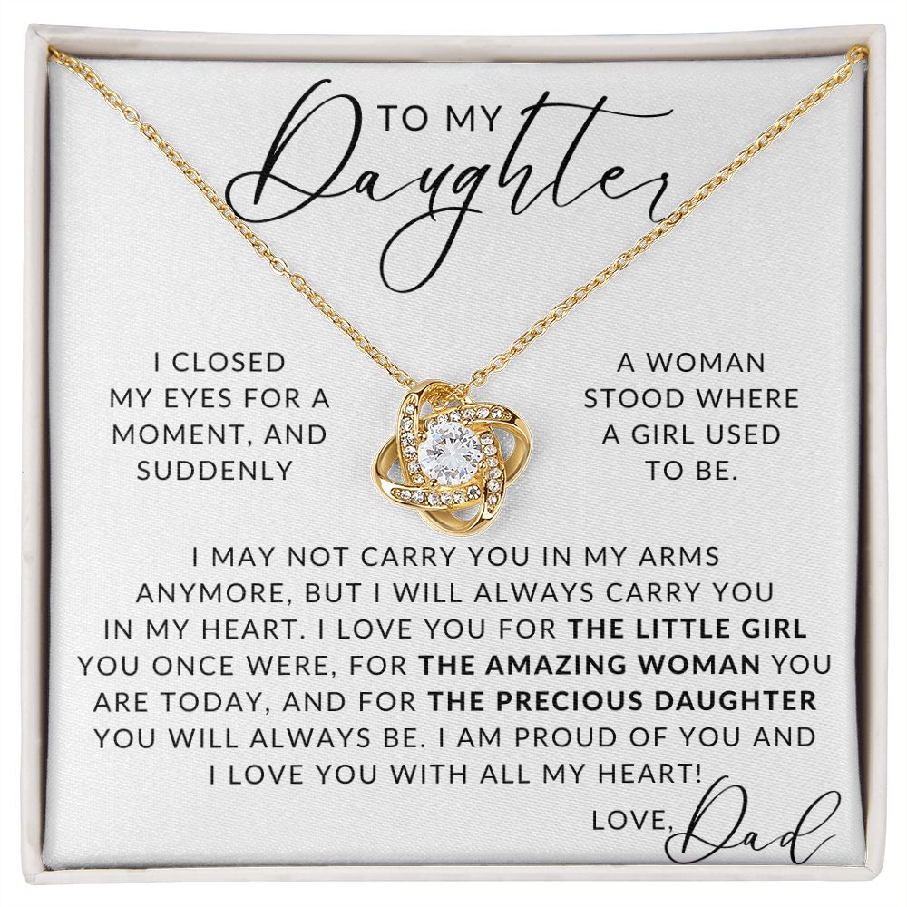 An Amazing Woman - To My Daughter From Dad Gift - Father to Daughter Necklace