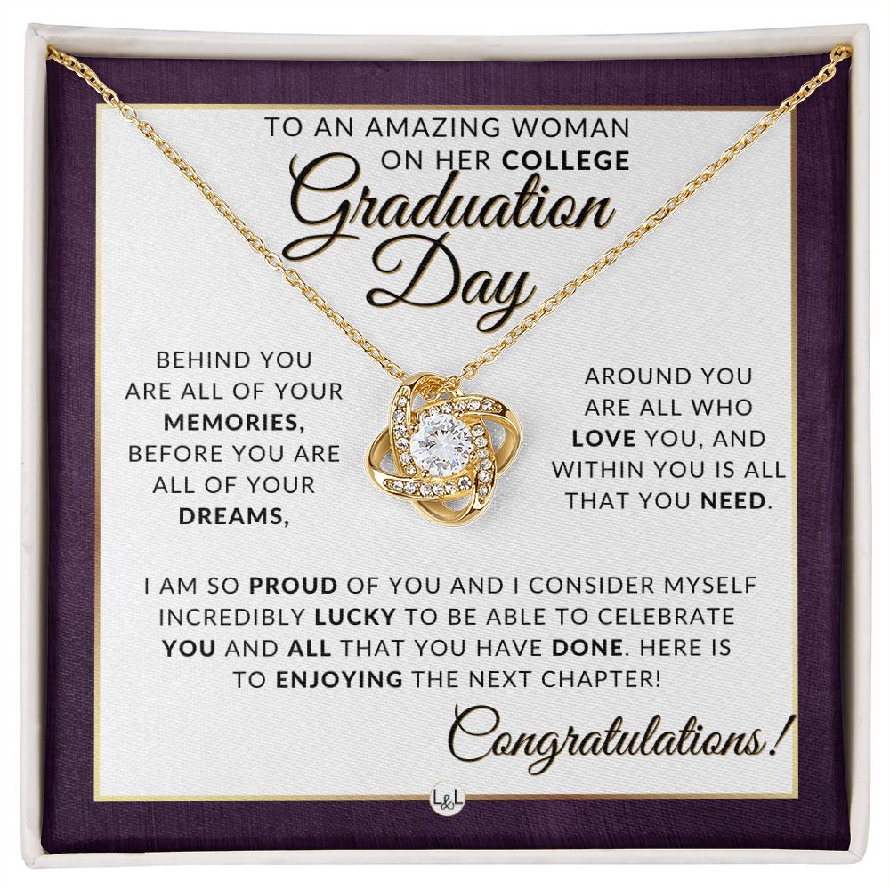 College Graduation Day Gift For Female - Graduation Gift Idea For Her - Liliana and Liam