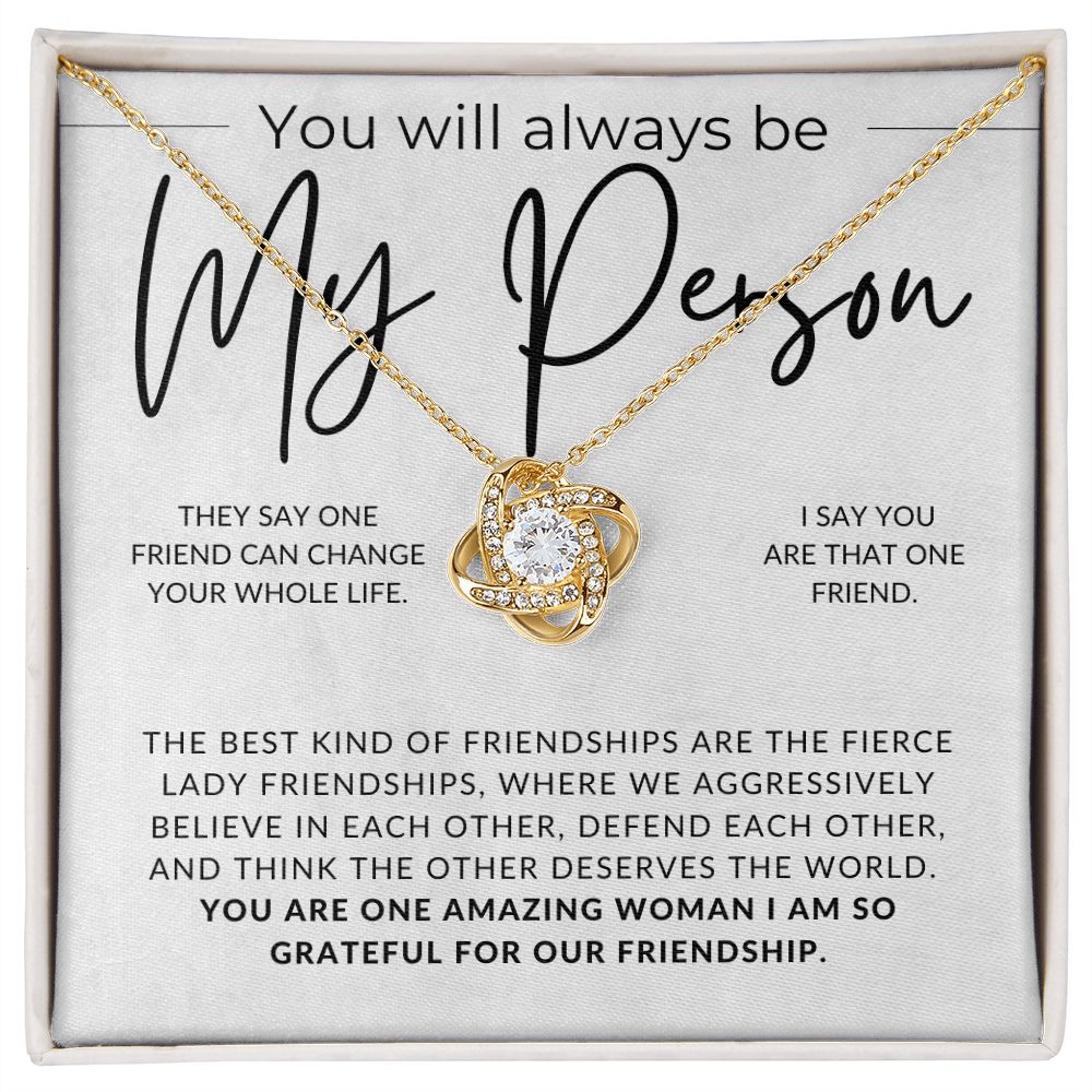 Fierce Lady Friendships - For My Best Friend (Female) - Besties, Ride or Die, BFF - Christmas Gift, Birthday Present, Galantines Day Gifts
