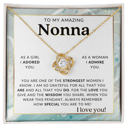 Nonna Gift From Granddaughter - Sentimental Gift Idea - Great For Mother's Day, Christmas, Her Birthday, Or As An Encouragement Gift - Liliana and Liam