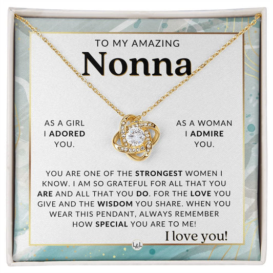 Nonna Gift From Granddaughter - Sentimental Gift Idea - Great For Mother's Day, Christmas, Her Birthday, Or As An Encouragement Gift - Liliana and Liam