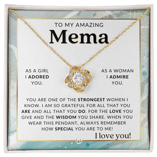 Mema Gift From Granddaughter - Sentimental Gift Idea - Great For Mother's Day, Christmas, Her Birthday, Or As An Encouragement Gift