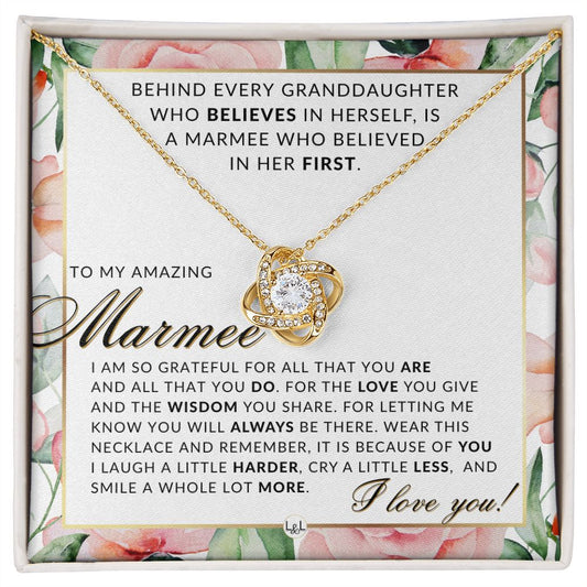 Marmee Gift From Granddaughter - Thoughtful Gift Idea - Great For Mother's Day, Christmas, Her Birthday, Or As An Encouragement Gift