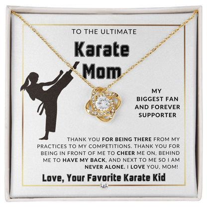 Karate Mom Gift - Female Karate Kid - Sports Mom Gift Idea - Great For Mother's Day, Christmas, Her Birthday, Or As An End Of Season Gift - Liliana and Liam