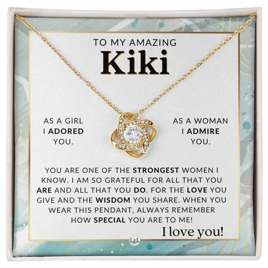 Kiki Gift From Granddaughter - Sentimental Gift Idea - Great For Mother's Day, Christmas, Her Birthday, Or As An Encouragement Gift