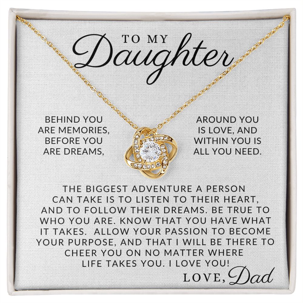 You Got What It Takes - To My Daughter (From Dad) - Father to Daughter Gift - Christmas Gifts, Birthday Present, Graduation Necklace, Valentine's Day