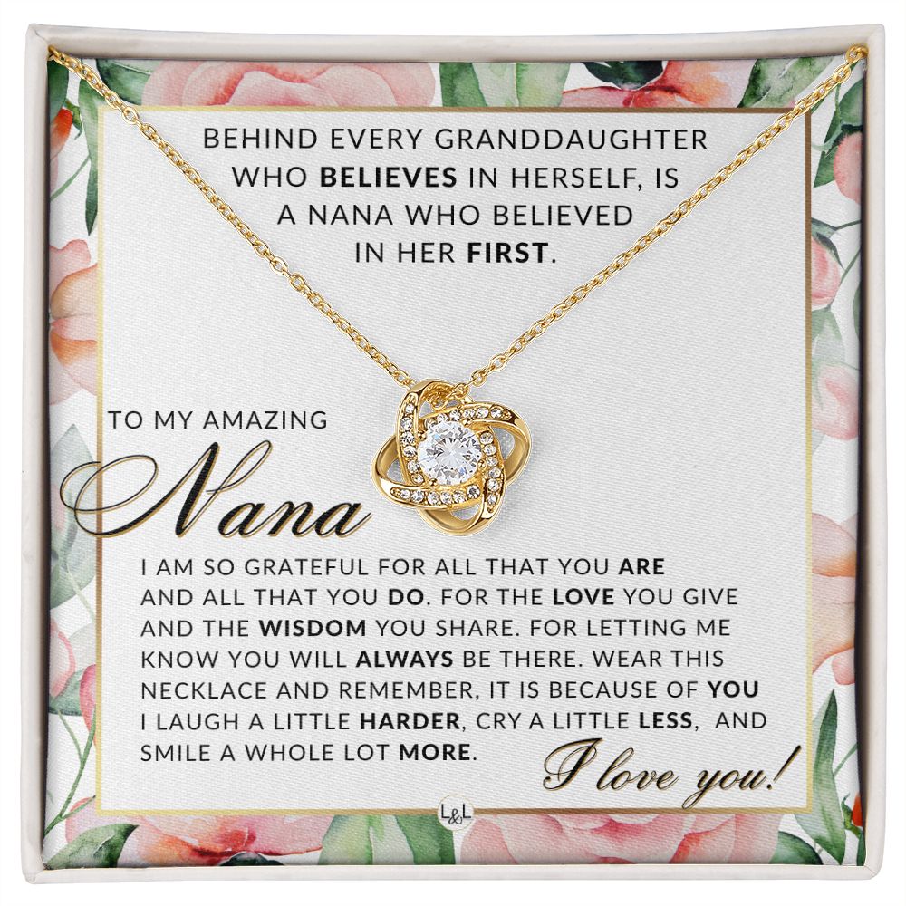 Nana Gift From Granddaughter - Thoughtful Gift Idea - Great For Mother's Day, Christmas, Her Birthday, Or As An Encouragement Gift