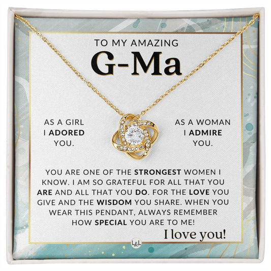 G-Ma Gift From Granddaughter - Sentimental Gift Idea - Great For Mother's Day, Christmas, Her Birthday, Or As An Encouragement Gift