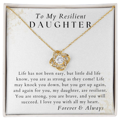 You Are As Strong As They Come - To My Resilient Daughter - From Mom, Dad, Parents - Christmas Gifts, Birthday Gift for Her, Graduation