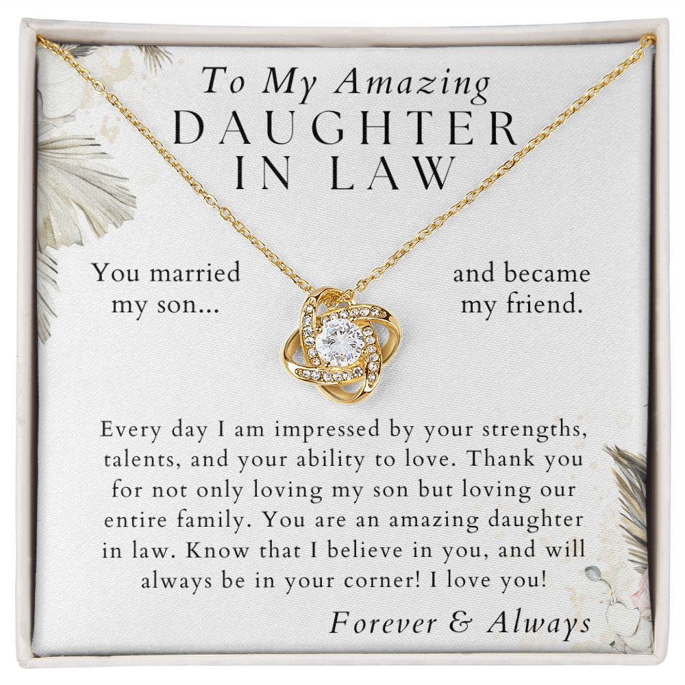 Always In Your Corner - Gift for Daughter in Law - From Mother in Law - From In Laws - Wedding Present, Christmas Gift, Birthday Gifts for Her