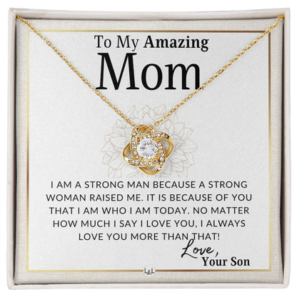 Gift for Mom, From Son - A Strong Woman - Liliana and Liam