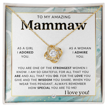 Mammaw Gift From Granddaughter - Sentimental Gift Idea - Great For Mother's Day, Christmas, Her Birthday, Or As An Encouragement Gift - Liliana and Liam