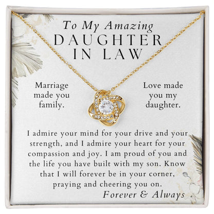 I Admire Your... - Gift for Daughter in Law - From Mother in Law - From In Laws - Wedding Present, Christmas Gift, Birthday Gifts for Her