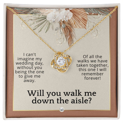 Will You Walk Me Down The Aisle_ Give Me Away Proposal From The Bride - Of All The Walks Taken , Terracotta, Rust And Gold Wedding Theme - Liliana and Liam