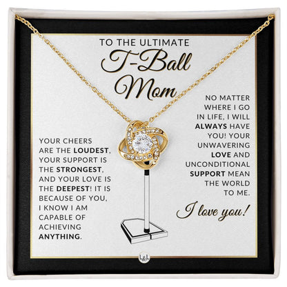 T - Ball Mom Gift - Ultimate Sports Mom Gift Idea - Great For Mother's Day, Christmas, Her Birthday, Or As An End Of Season Gift - Liliana and Liam