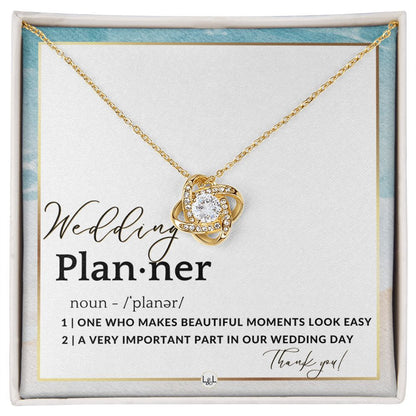 Wedding Event Planner Gift - Thank You From Bride & Groom - Gratitude Gift, Token of Appreciation , Beach and Destination Wedding Theme - Liliana and Liam